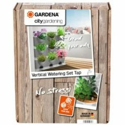 Brandneu 👏 GARDENA NatureUp! Bewässerungsset Vertikal Wasserhahn | 13156-20 ✔️