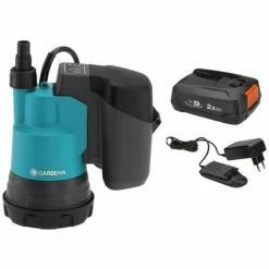Billig ⌛ GARDENA 14600-61 Akku-Klarwasser-Tauchpumpe 2000/2 18V P4A Ready-To-Use Set 😀