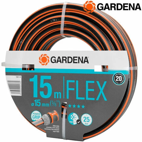 Bewässerungsschlauch flex ø15mm (5/8") Rolle 15m. gardena Bester Verkauf 🎁 Bewässerungsschlauch Flex ø15mm (5/8") Rolle 15m. Gardena 🎁 -GARDENA SHOP 59632215 1